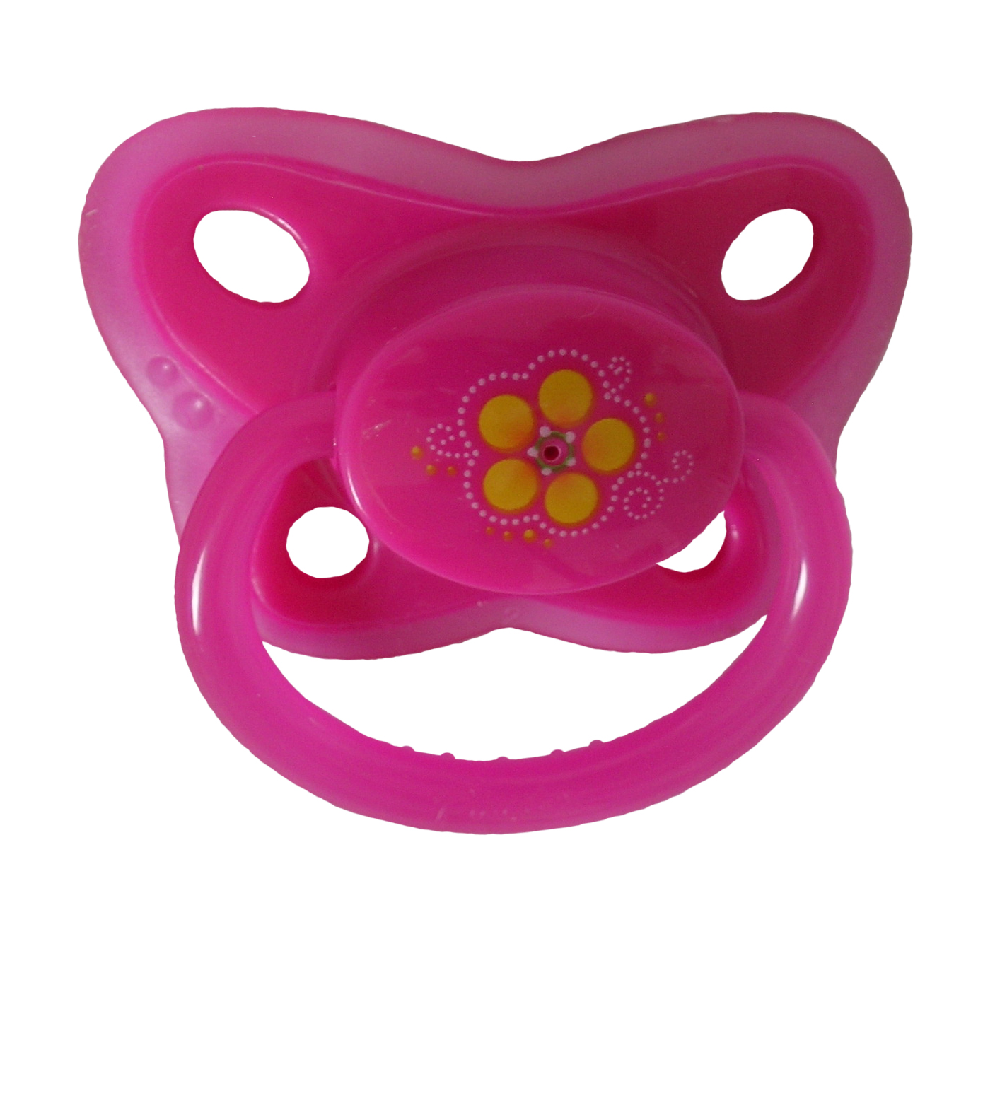 Pink with Flower Pacifier