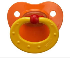 Orange/Yellow Pacifier
