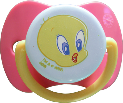Pink Tweety Pacifier