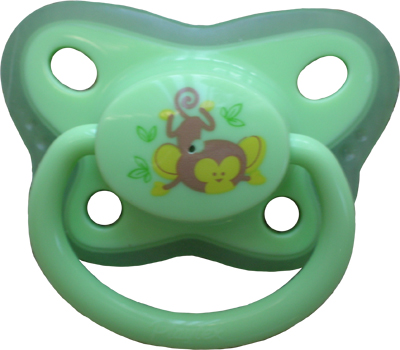 Green Monkey Pacifier